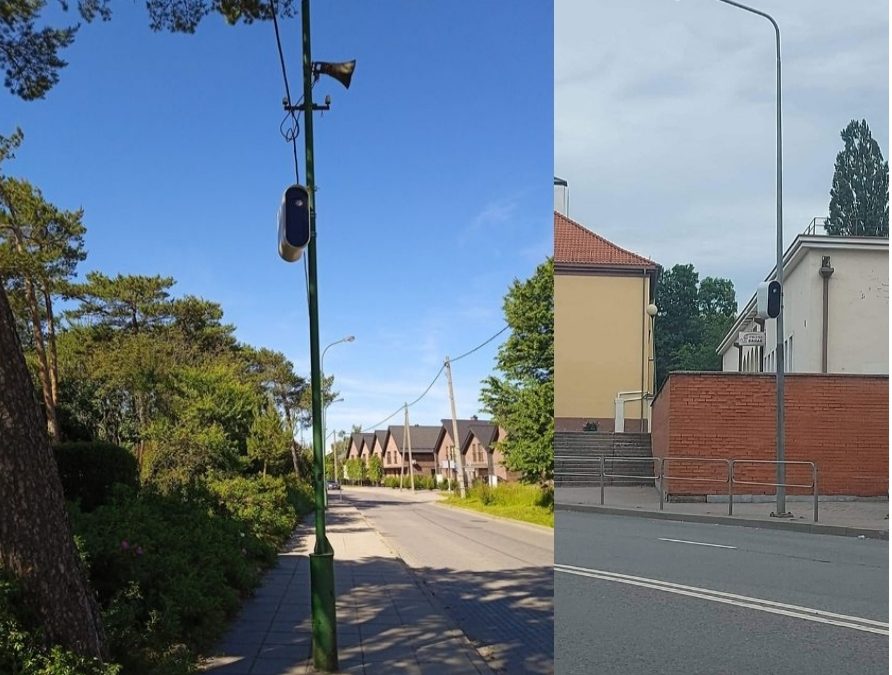 В Клайпеде – новые камеры-муляжи. Можно ли отличить их от настоящих радаров?