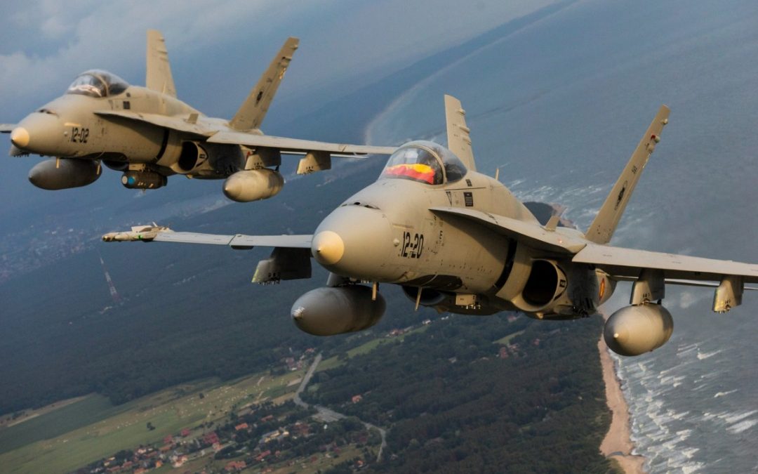 В небе над Клайпедой – учения ВВС Литвы и союзников по НАТО